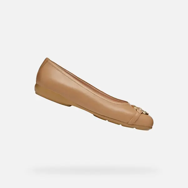 GEOX Beige women's ballet flats Geox Annytah - Women's