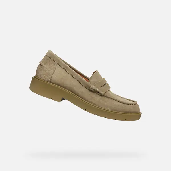 GEOX Beige women's moccasins Geox Spherica EC1 - Women's
