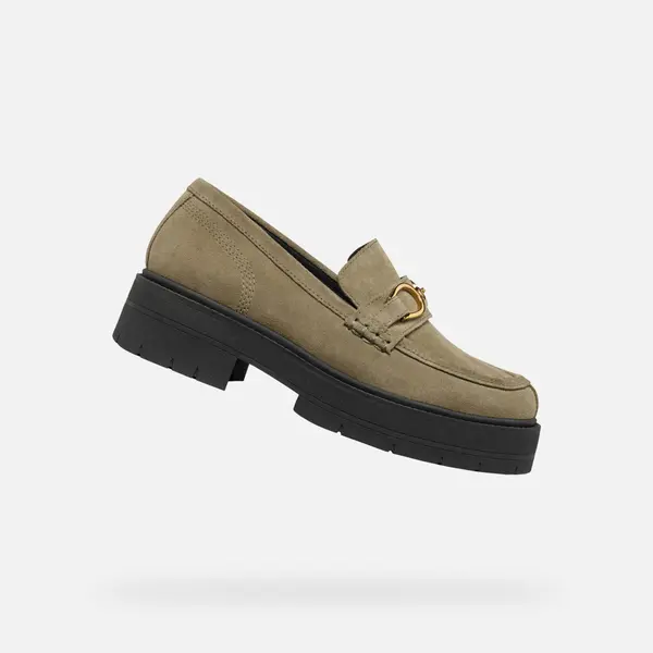 GEOX Beige women's moccasins Geox Spherica EC7 - Women's