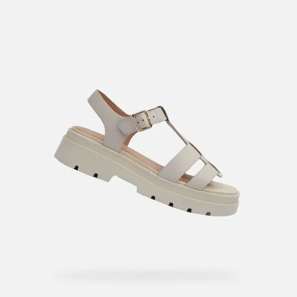 GEOX Beige women's sandals Geox Adacter S - Women's