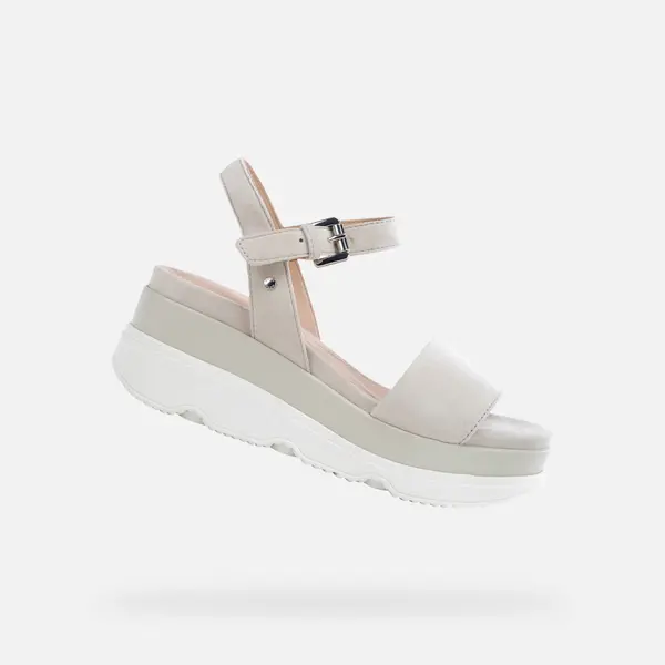 GEOX Beige women's sandals Geox Gardenia - Women's