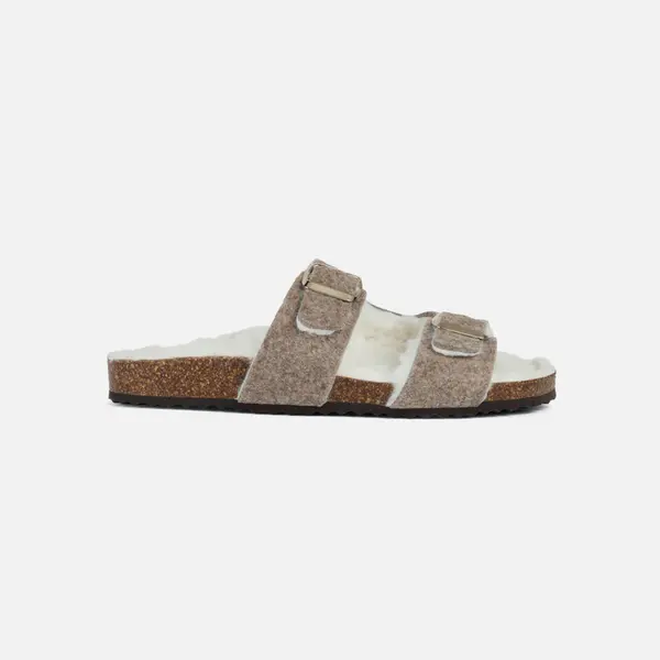 GEOX Beige women's slippers Geox Brionia - Women's