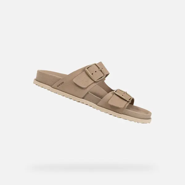 GEOX Beige women's slippers Geox Sandybett - Women's