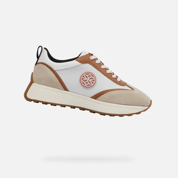 GEOX Beige women's sneakers Geox Amabel - Women's