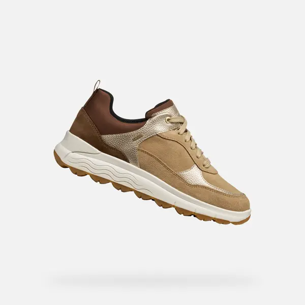 GEOX Beige women's sneakers Geox Spherica 4X4 B Abx - Women's