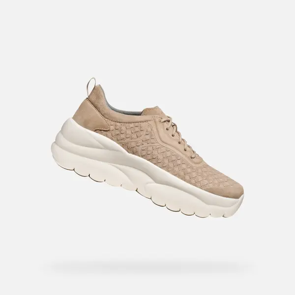 GEOX Beige women's sneakers Geox Xtors - Women's