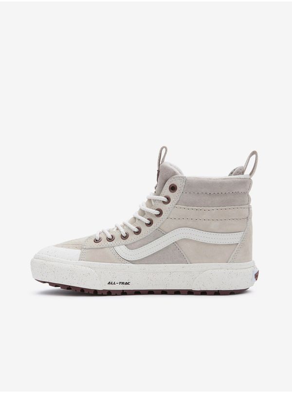 Vans Beige women's suede ankle sneakers VANS UA SK8-Hi MTE-2 - Women's