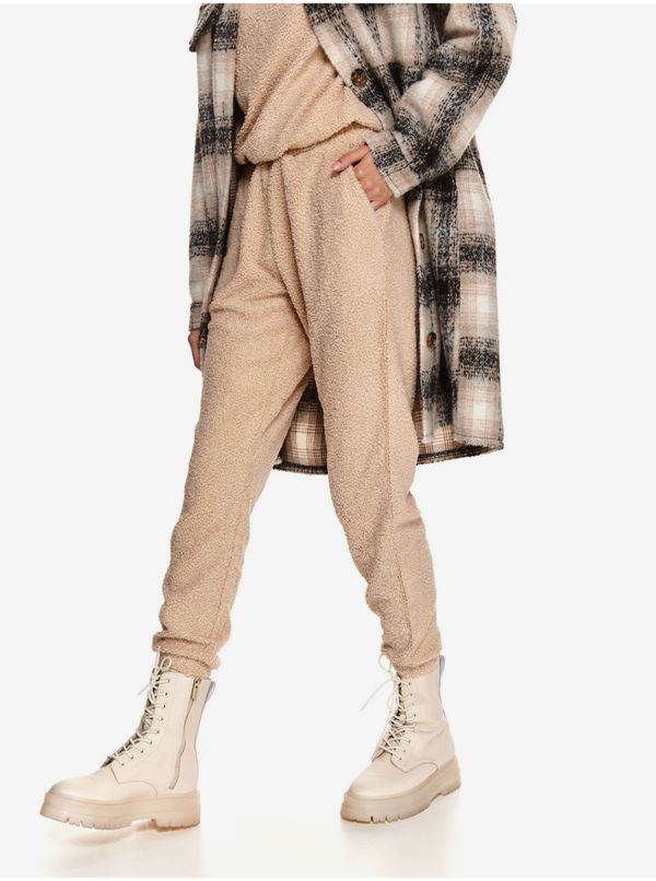 Top Secret Beige women's sweatpants TOP SECRET - Women's