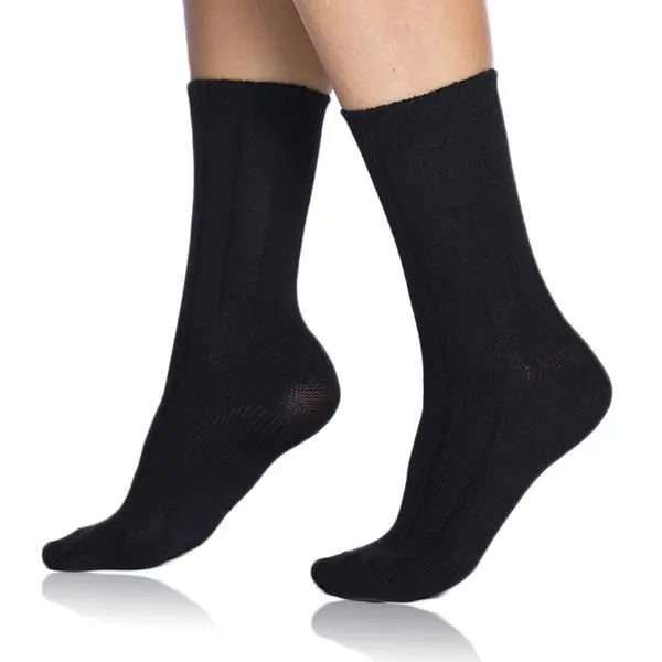 Bellinda Bellinda BAMBOO CASUAL SOCKS - Winter bamboo socks - black
