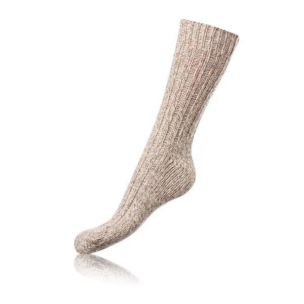 Bellinda Bellinda NORWEGIAN STYLE SOCKS - Men's Norwegian-style winter socks - beige