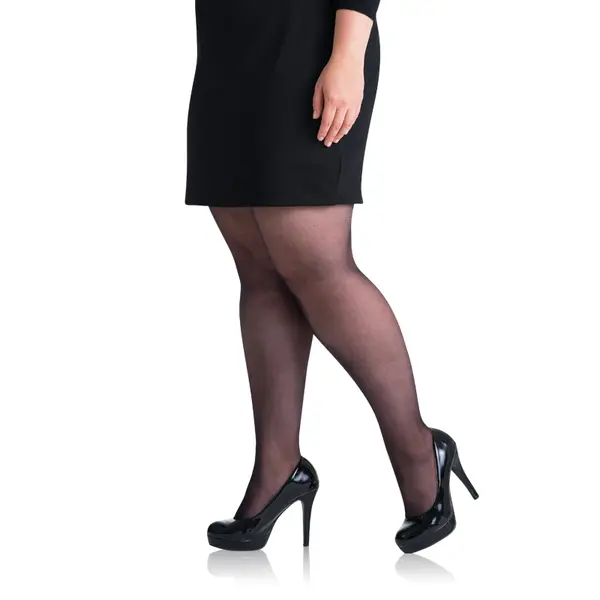 Bellinda Bellinda PLUS SIZE 20 DEN - Plus Size Tights - Black