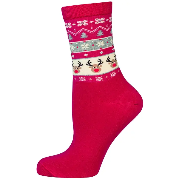 Bellinda Bellinda XMASS SOCKS - Christmas Socks for the Whole Family - Red