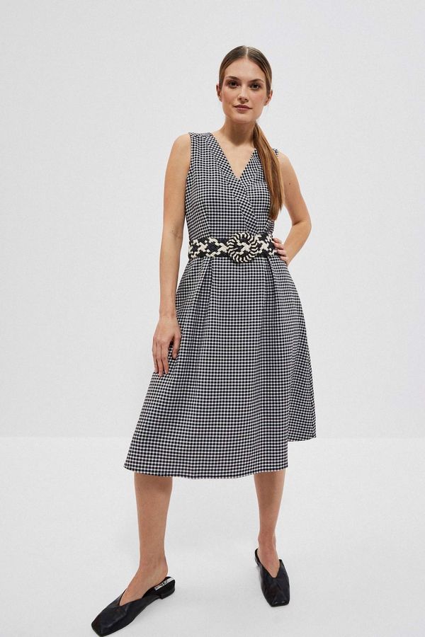 Moodo BELT L-PA-4002 ČERNO_BÍLÝ