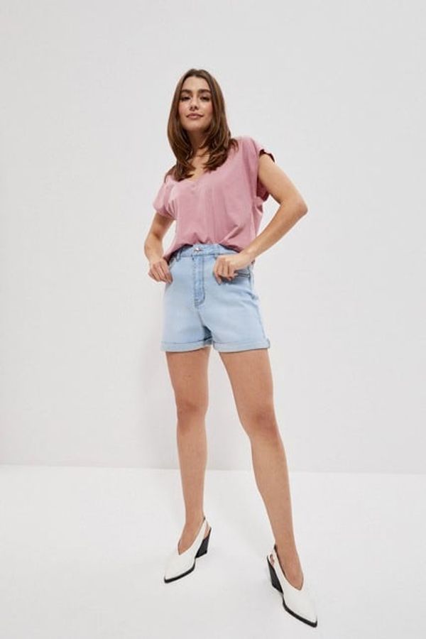Moodo Bermuda denim shorts
