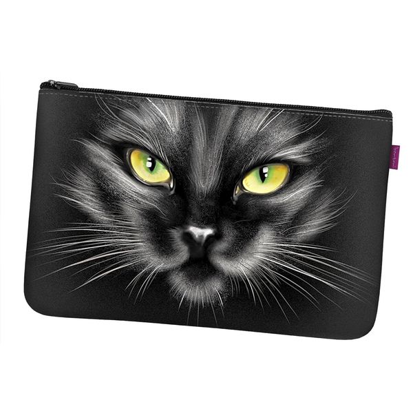 Bertoni Bertoni Unisex's Big Pocket Cosmetic Bag Nero