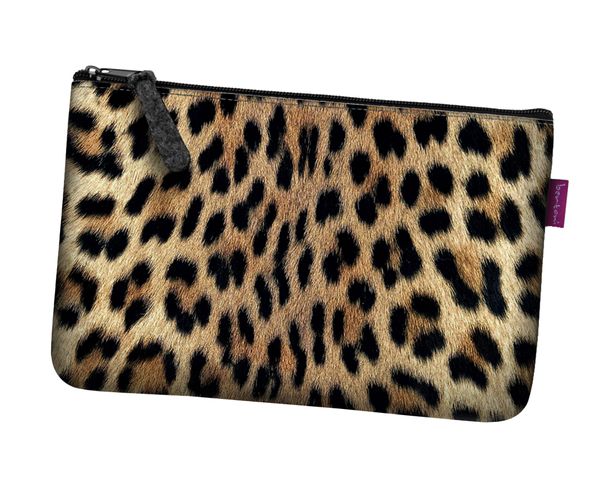 Bertoni Bertoni Unisex's Pocket Cosmetic Bag Leopard
