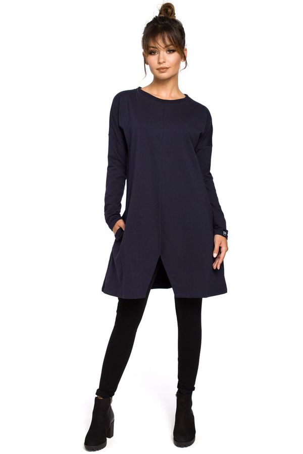 BeWear BeWear ženska haljina B042 Mornarsko plava