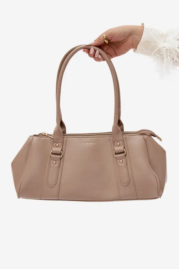 FLORA & CO Bež Flora&amp;Co torbica od imitacije kože