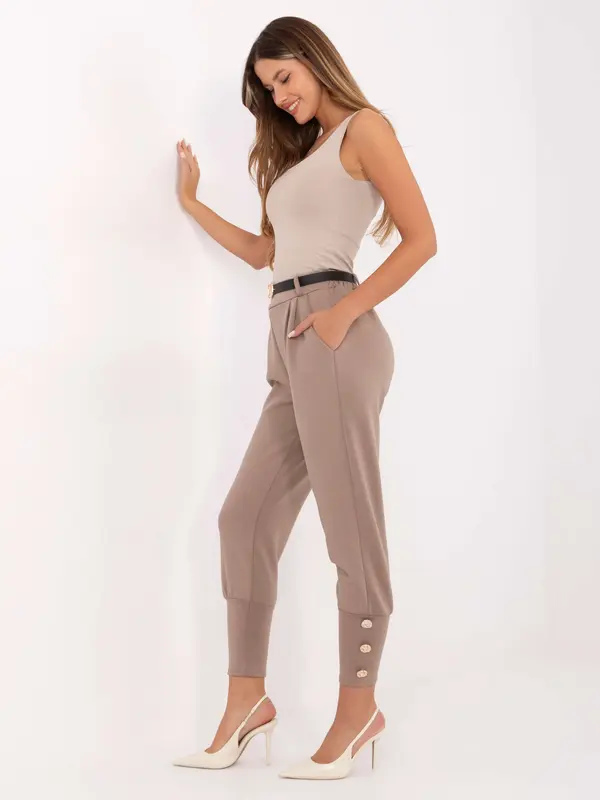 Factory Price Bež hlače s gumbima