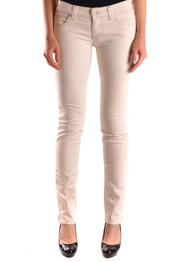 Armani Bež slim fit traperice Armani Jeansa