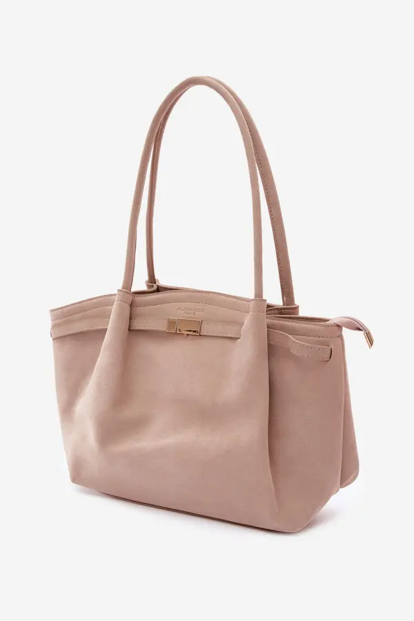 FLORA & CO Bež torbica za kupovinu Flora&amp;Co