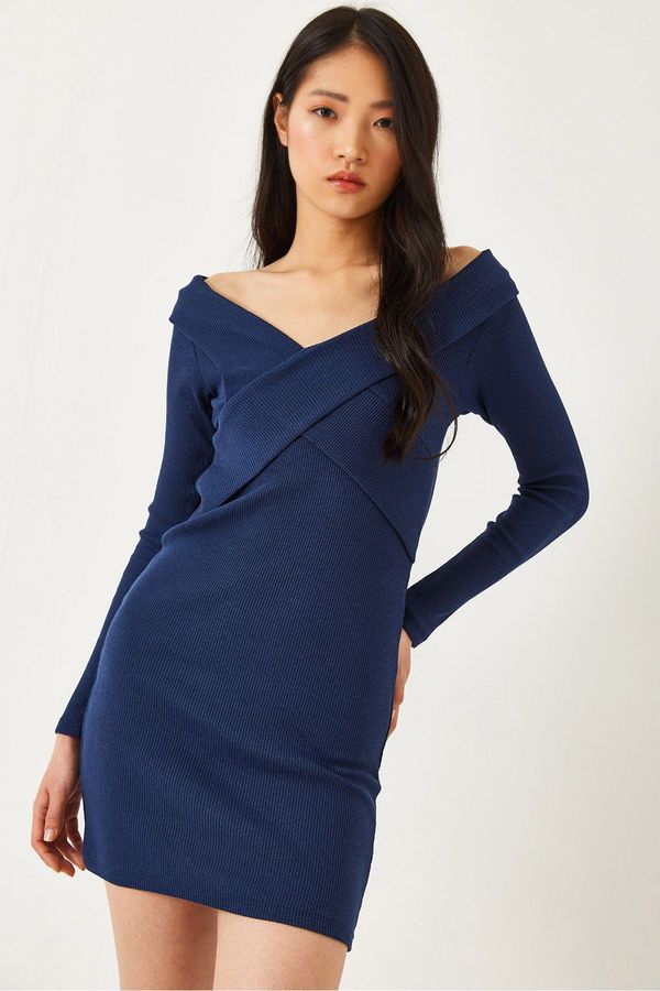 Bianco Lucci Bianco Lucci Women's Cross Print Long Dress 2448