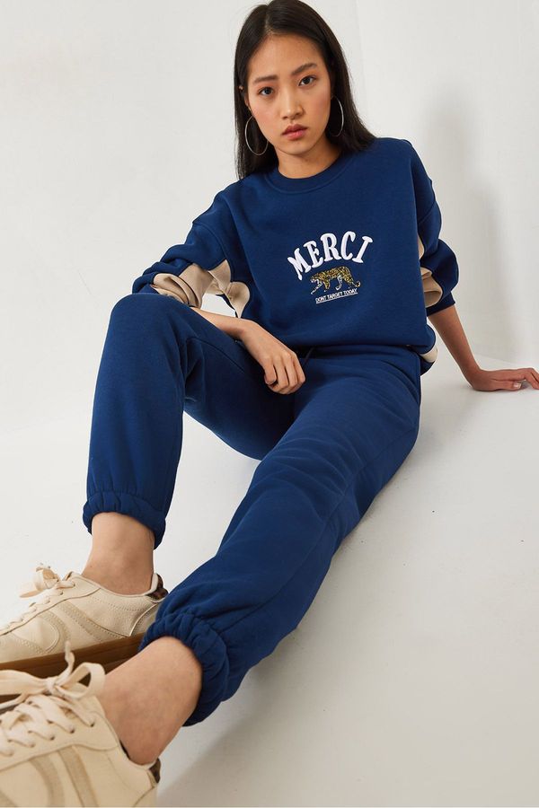 Bianco Lucci Bianco Lucci Women's Three Thread Raised Printed Bottom Top Suit