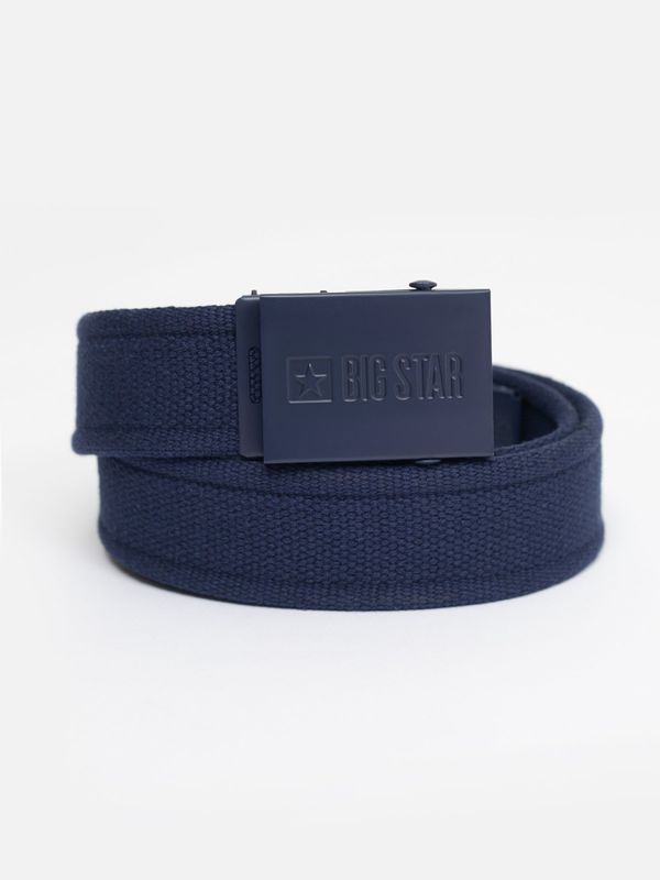 Big Star Big Star Man's Belt 240030 Navy Blue