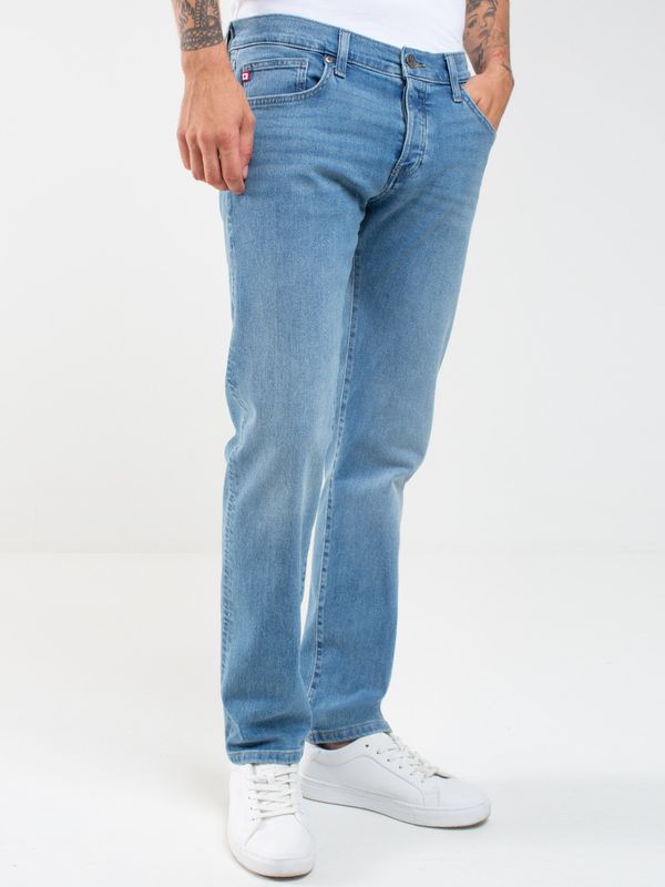 Big Star Big Star Man's Straight Trousers Denim 110761 -207