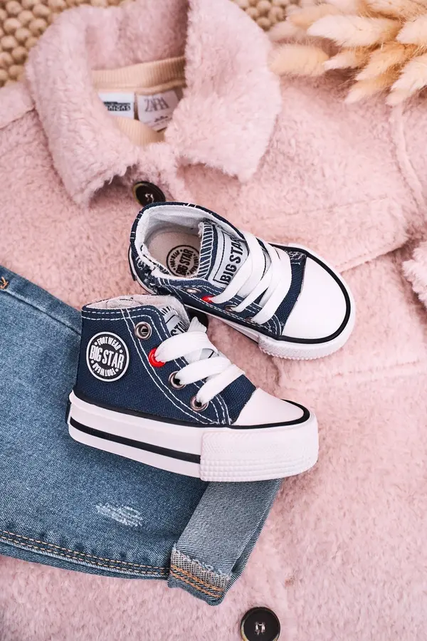 BIG STAR SHOES BIG STAR SHOES Children's High Sneakers With A Zipper BIG STAR