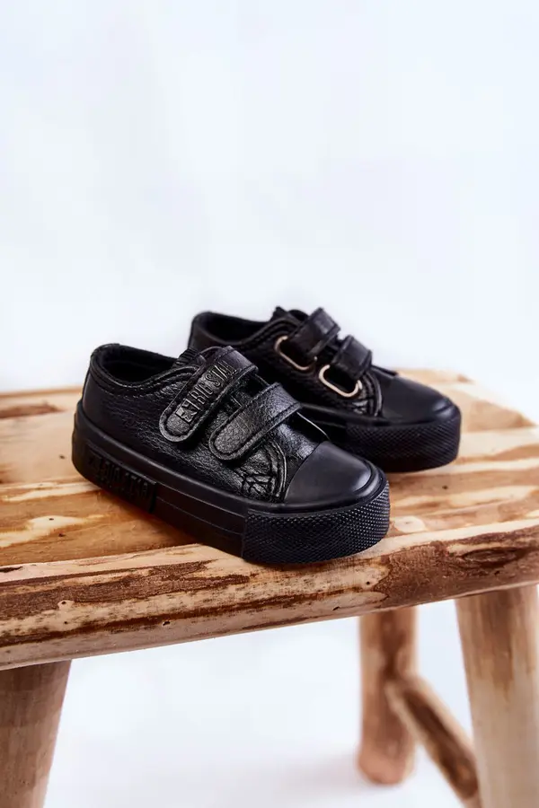 BIG STAR SHOES BIG STAR SHOES Children's Leather Sneakers With Velcro BIG STAR