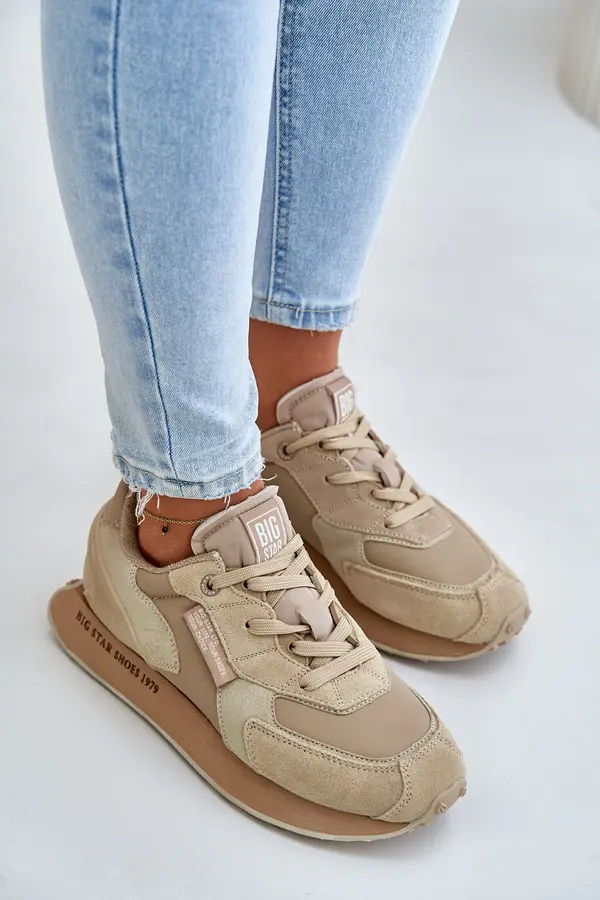BIG STAR SHOES BIG STAR SHOES Ladies Leather Sneakers Big Star