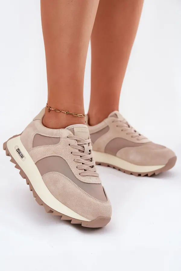 BIG STAR SHOES BIG STAR SHOES Suede Sneakers On A Platform Women's Big Star