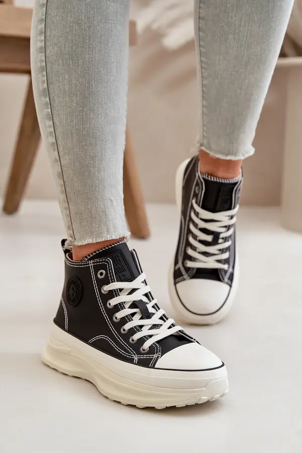 BIG STAR SHOES BIG STAR SHOES Warm Women's Platform Sneakers Eco Leather Big Star