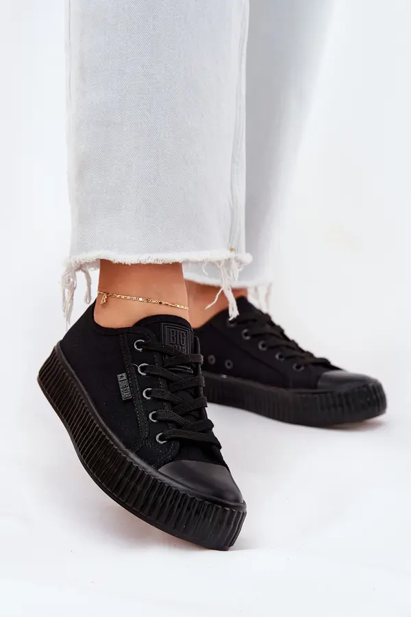 BIG STAR SHOES BIG STAR SHOES Women Fabric Sneakers On Platform Big Star