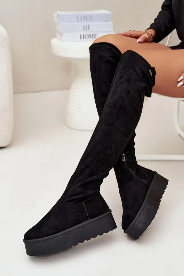 BIG STAR SHOES BIG STAR SHOES Womens Platform Knee High Boots Big Star