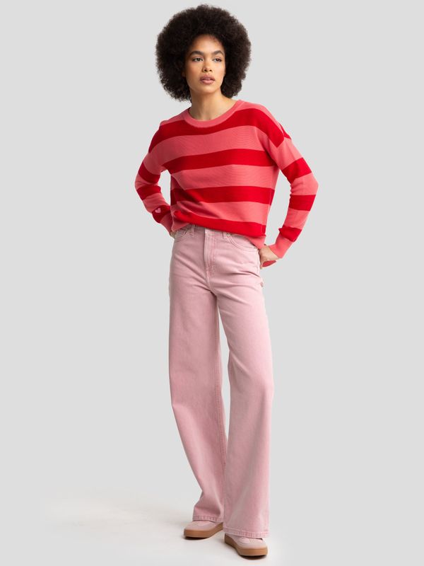 Big Star Big Star Woman's Wide Trousers Denim 190075 601