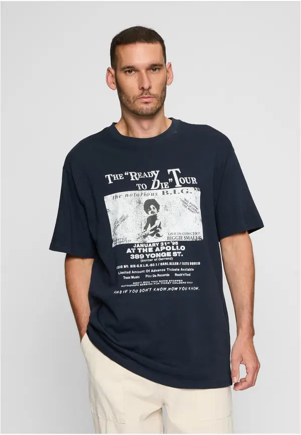 Merchcode Biggie Tour Tee Navy