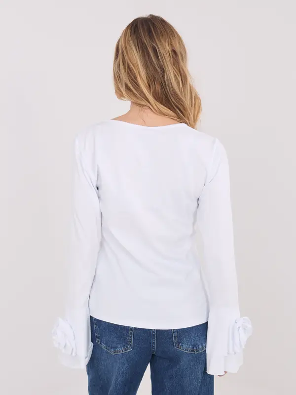 Italy Moda Bijela bluza s dugim rukavima