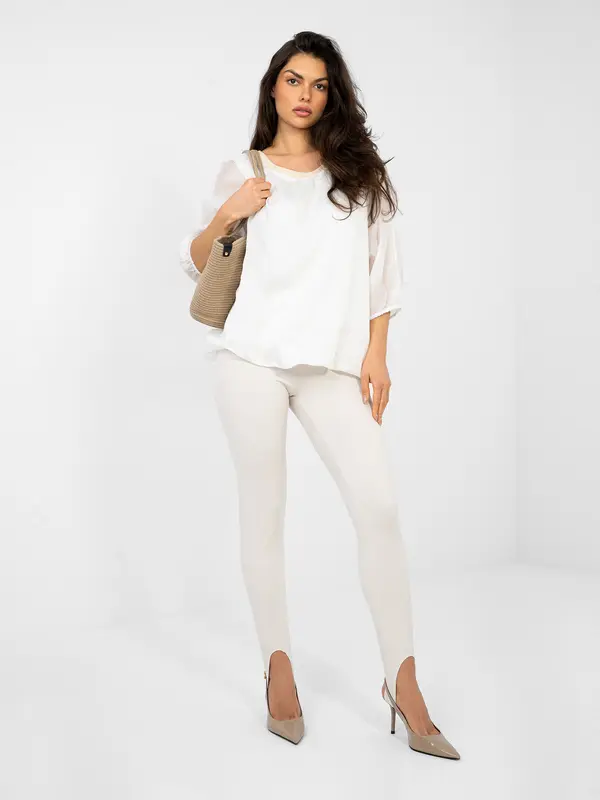 Italy Moda Bijela bluza s kratkim rukavima