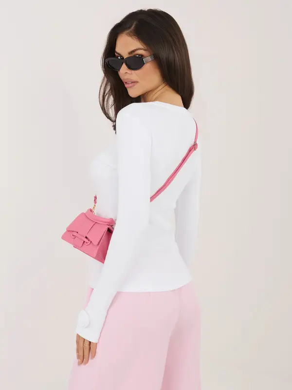 RUE PARIS Bijela bluza s rupama za palčeve