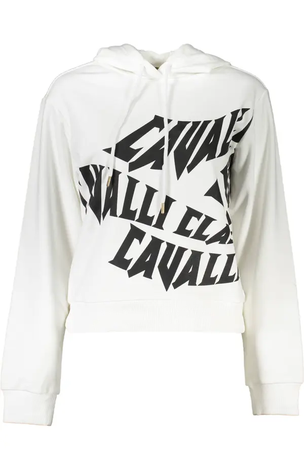 Cavalli Class Bijela CAVALLI CLASS majica s kapuljačom