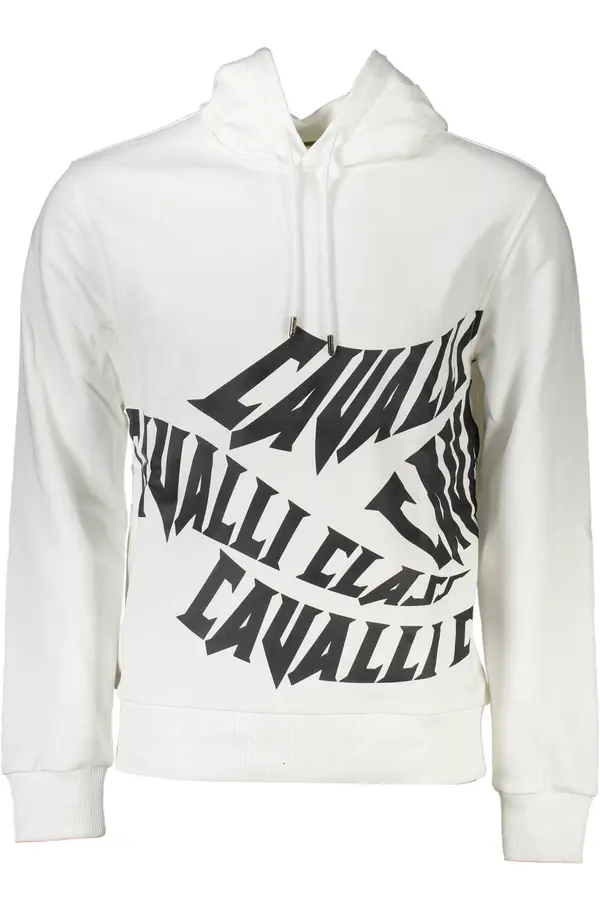 Cavalli Class Bijela CAVALLI CLASS majica s kapuljačom