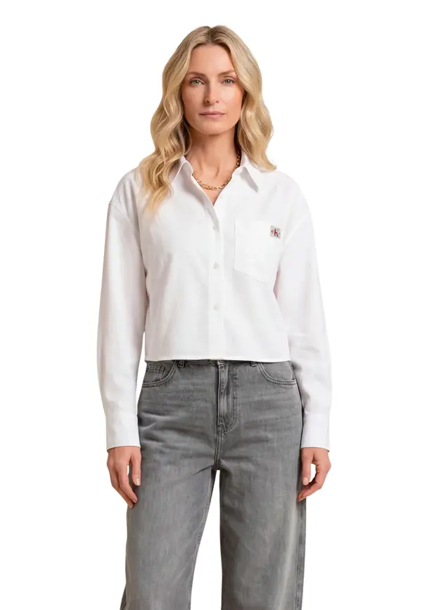 Calvin Klein Bijela košulja Calvin Klein Jeans