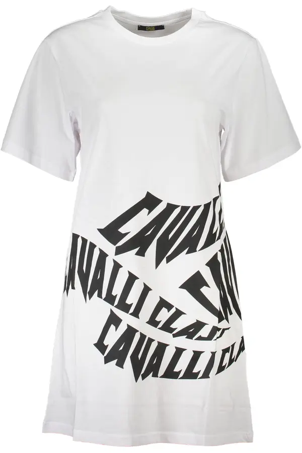 Cavalli Class Bijela kratka haljina Cavalli Class