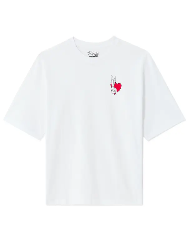 Celio Bijela majica kratkih rukava Celio Looney Tunes