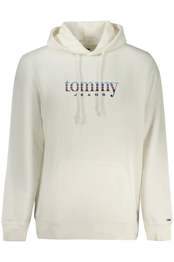 Tommy Hilfiger Bijela majica s kapuljačom Tommy Jeans