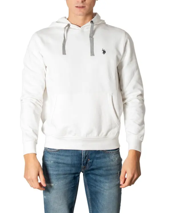 U.S. Polo Assn. Bijela majica s kapuljačom US Polo Assn.