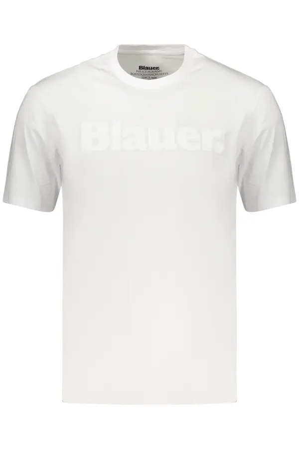 BLAUER APPAREL Bijela muška majica kratkih rukava Blauer