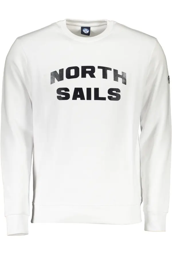 North Sails Bijela muška majica s kapuljačom North Sails